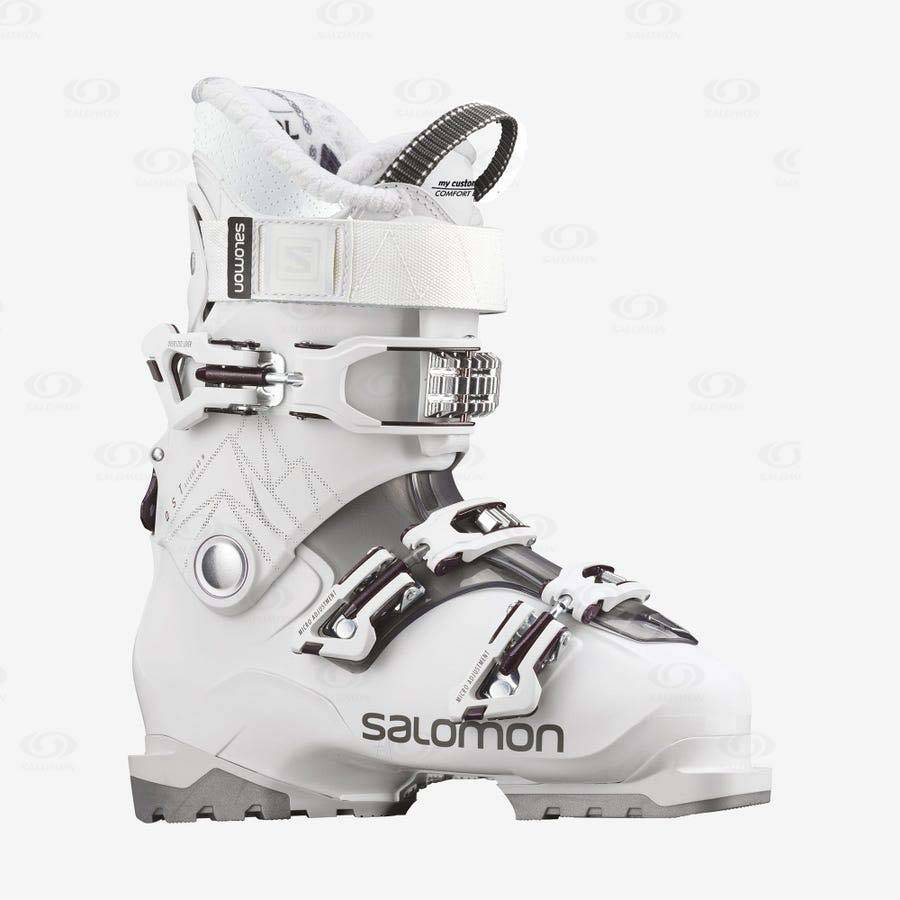 White Women\'s Salomon QST ACCESS 60 Ski Boots | USA-N2478