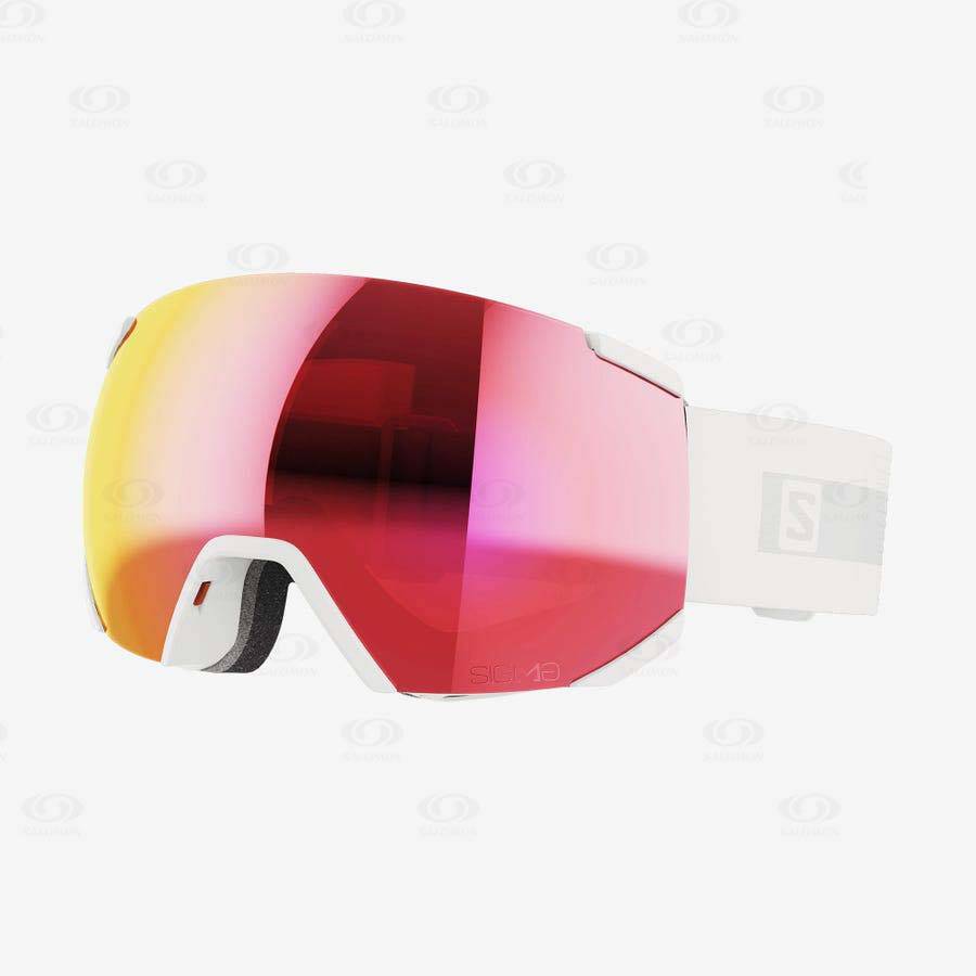 White Women\'s Salomon RADIUM SIGMA Goggles | USA-L2376