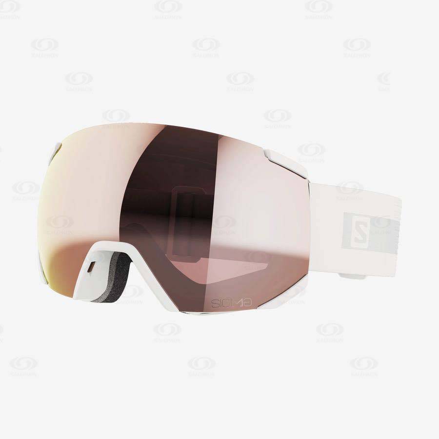 White Women\'s Salomon RADIUM SIGMA Goggles | USA-N1449