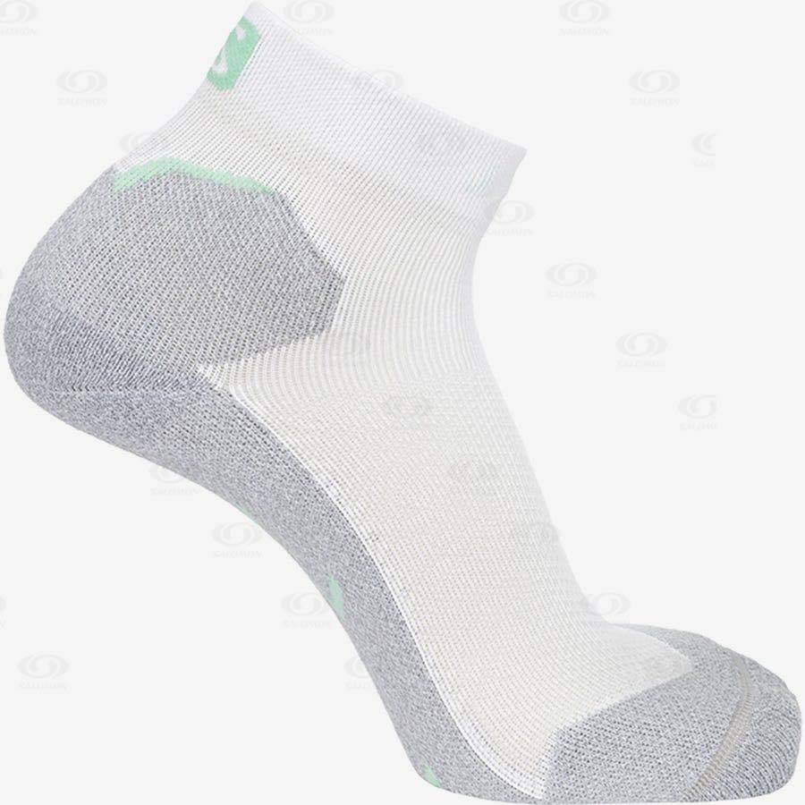 White Women\'s Salomon SPEEDCROSS ANKLE 2-PACK Socks | USA-W2290