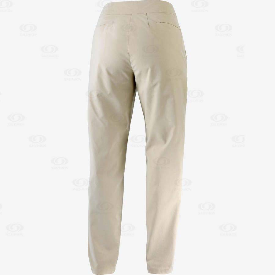 White Women's Salomon WAYFARER CITY Pants | USA-O2230