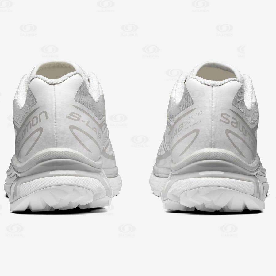 White Women's Salomon XT-6 Sneakers | USA-O1278