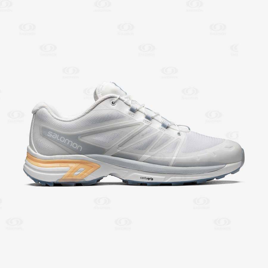 White Women\'s Salomon XT-WINGS 2 Sneakers | USA-W3590