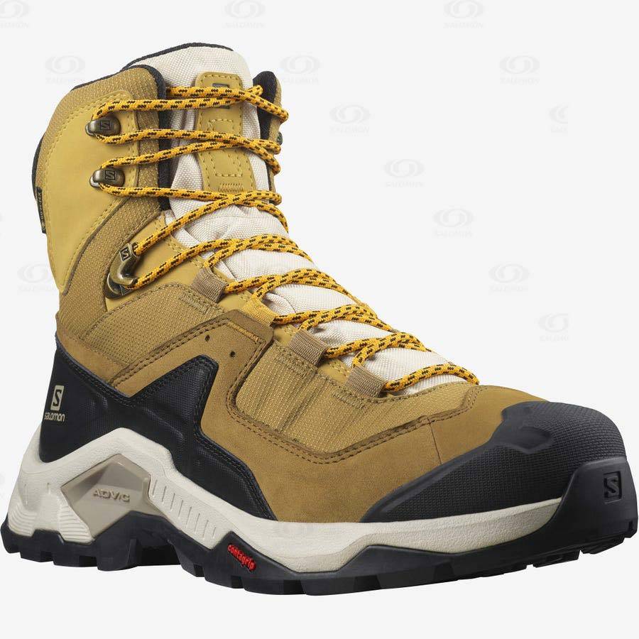 Yellow Men's Salomon QUEST ELEMENT GORE-TEX Hiking Boots | USA-M2406