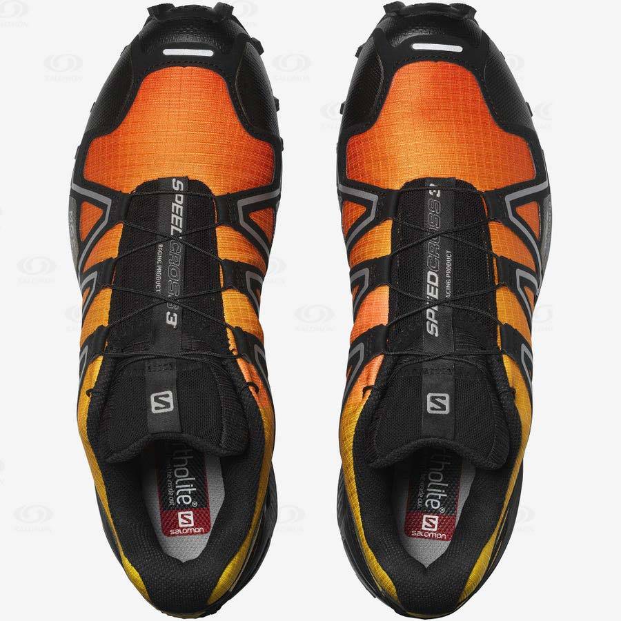 Yellow Men's Salomon SPEEDCROSS 3 GRADIENT Sneakers | USA-M2329