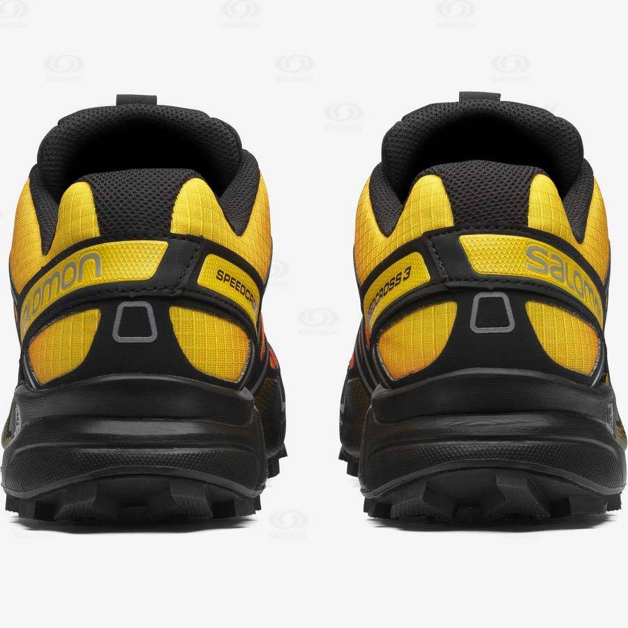 Yellow Men's Salomon SPEEDCROSS 3 GRADIENT Sneakers | USA-M2329