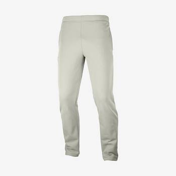 Beige Men's Salomon ESSENTIAL WARM FLEECE Pants | USA-L1627