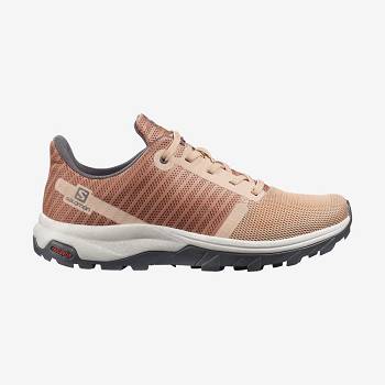 Beige Women's Salomon OUTBOUND PRISM Hiking Shoes | USA-O1817