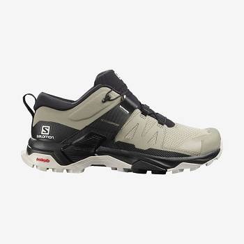 Beige Women's Salomon X ULTRA 4 Hiking Shoes | USA-W2600