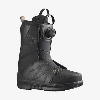 Black / Black Men's Salomon TITAN BOA Ski Boots | USA-L1242