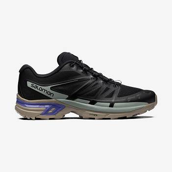 Black / Blue Men's Salomon XT-WINGS 2 Sneakers | USA-S2444