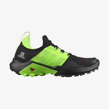 Black / Green Men's Salomon MADCROSS Trail Running Shoes | USA-N2289