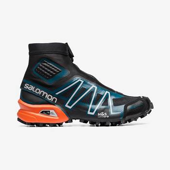 Black / Green Women's Salomon SNOWCROSS ADVANCED Sneakers | USA-S1408