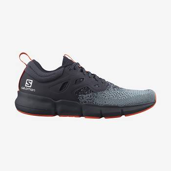 Black / Grey Men's Salomon PREDICT SOC 2 Running Shoes | USA-W3090