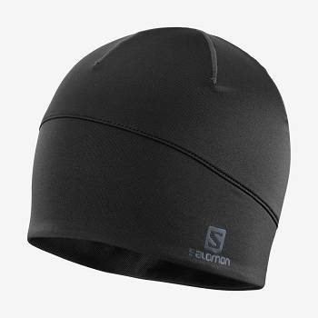 Black Men's Salomon ACTIVE Hats | USA-O1901