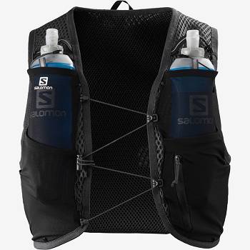 Black Men's Salomon ACTIVE SKIN 4 Running Packs | USA-O1350