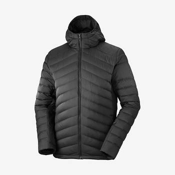 Black Men's Salomon ESSENTIAL XWARM DOWN Insulated Jackets | USA-O2148