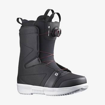 Black Men's Salomon FACTION BOA Ski Boots | USA-O2181