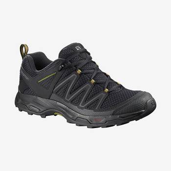 Black Men's Salomon PATHFINDER Hiking Shoes | USA-W3580