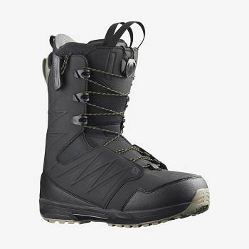 Black Men's Salomon SYNAPSE WIDE Ski Boots | USA-L1606