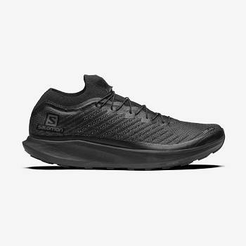 Black Men's Salomon S/LAB PULSAR BLACK LIMITED Sneakers | USA-N1358