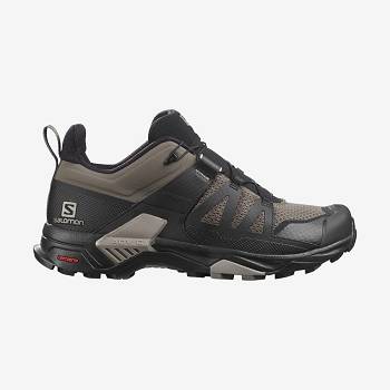 Black Men's Salomon X ULTRA 4 Hiking Shoes | USA-O2328