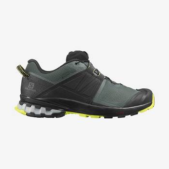 Black / Olive Men's Salomon XA WILD GORE-TEX Trail Running Shoes | USA-W1420