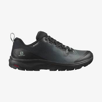 Black / Olive Women's Salomon VAYA GORE-TEX Hiking Shoes | USA-A1262