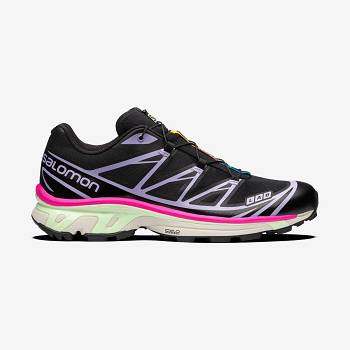 Black / Purple Men's Salomon XT-6 Sneakers | USA-wO2188