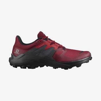 Black / Red Men's Salomon WILDCROSS 2 Trail Running Shoes | USA-W3930