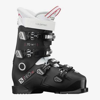 Black / White Women's Salomon S/PRO HV 70 W IC Ski Boots | USA-S2241