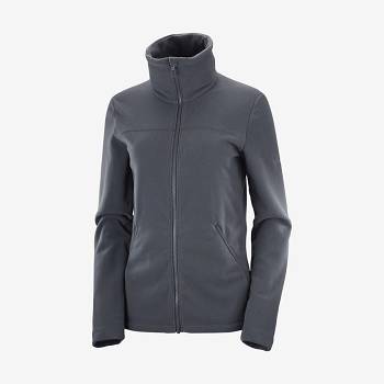 Black Women's Salomon ESSENTIAL COSY FLEECE Hoodie | USA-S2031