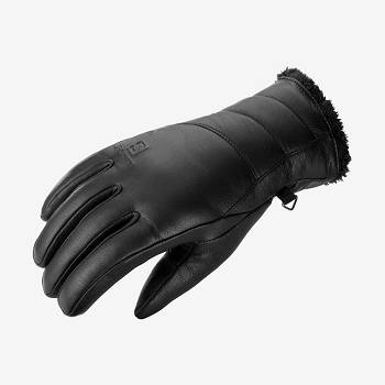 Black Women's Salomon NATIVE Gloves | USA-O1411