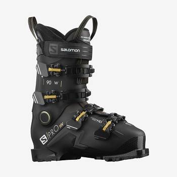 Black Women's Salomon S/PRO HV 90 Ski Boots | USA-S2136