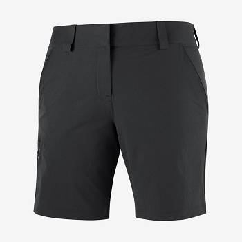 Black Women's Salomon WAYFARER Shorts | USA-L1676