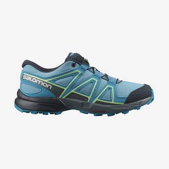 Blue Kids' Salomon SPEEDCROSS Trail Running Shoes | USA-W1090