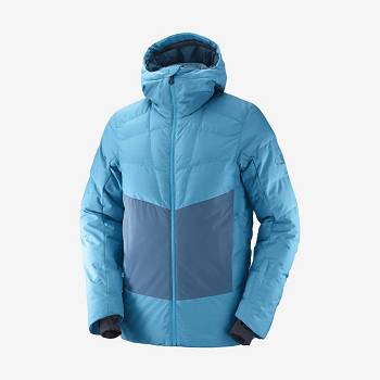 Blue Men's Salomon SNOWSHELTER Insulated Jackets | USA-S2423