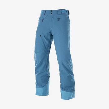 Blue Men's Salomon UNTRACKED Ski Pants | USA-L2222