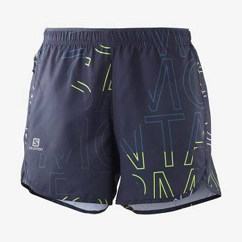 Blue Women's Salomon AGILE Shorts | USA-L1557