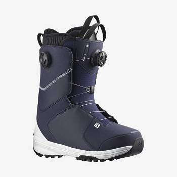 Blue Women's Salomon KIANA DUAL BOA Ski Boots | USA-O1047