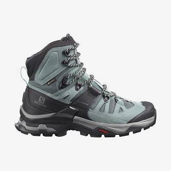 Blue Women's Salomon QUEST 4 GORE-TEX Waterproof Shoes | USA-N1568