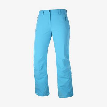 Blue Women's Salomon THE BRILLIANT Ski Pants | USA-A2494