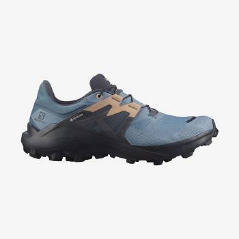 Blue Women's Salomon WILDCROSS 2 GORE-TEX Trail Running Shoes | USA-L2229