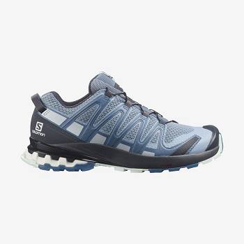 Blue Women's Salomon XA PRO 3D v8 Hiking Shoes | USA-O1544