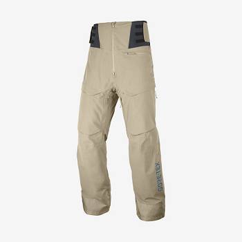 Brown Men's Salomon GRAVITY GORE-TEX Ski Pants | USA-O1229