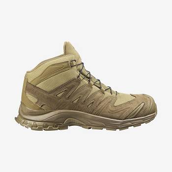 Brown Men's Salomon XA FORCES MID Tactical Boots | USA-A1080