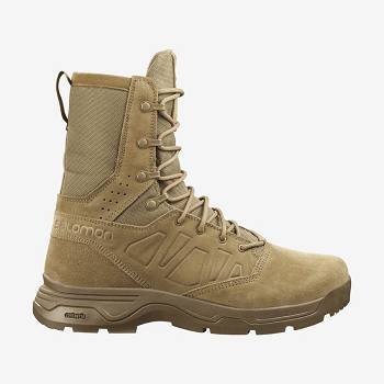 Brown Women's Salomon GUARDIAN CLIMASALOMON™ WATERPROOF Tactical Boots | USA-O1301