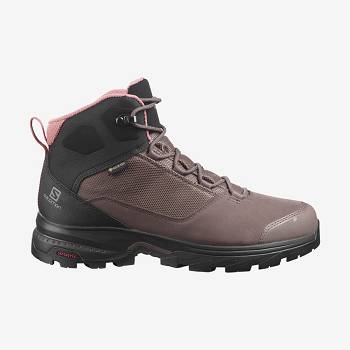 Brown Women's Salomon OUTWARD GORE-TEX Hiking Boots | USA-M1048