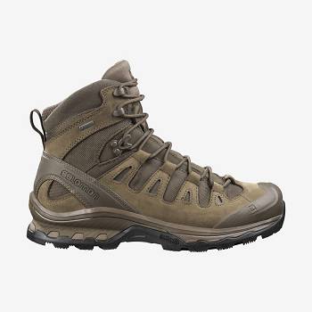 Brown Women's Salomon QUEST 4D GORE-TEX FORCES 2 EN Waterproof Boots | USA-N2261