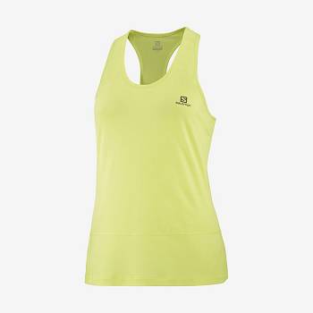 Green Women's Salomon CROSS RUN T Shirts | USA-wO1861